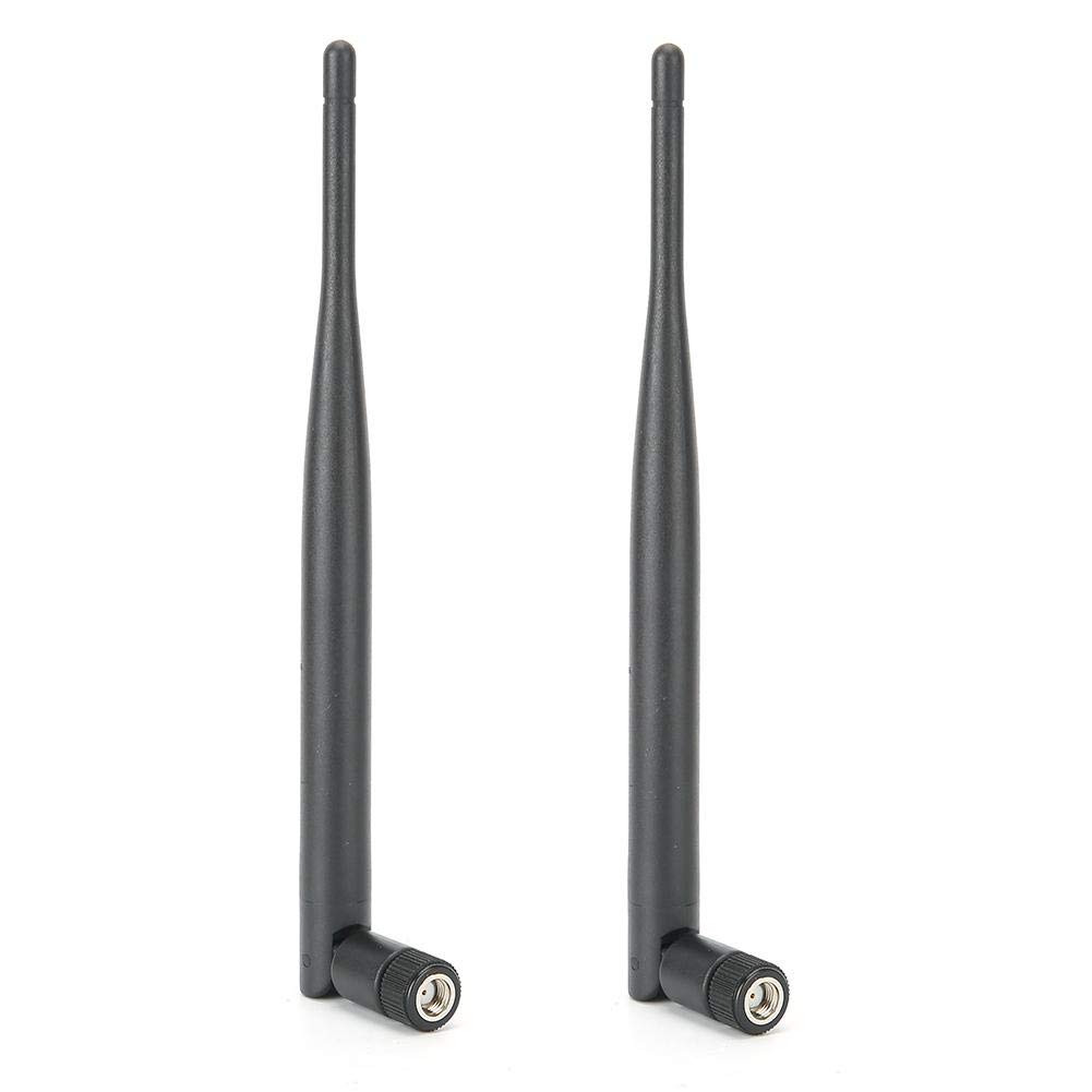 Ccylez 2PCS Dual-Band WIFI Antenna 6DBI High Gain Router Antenna SMA Female Connector Network Antennas for Wireless Wi-Fi Router and Network Devices