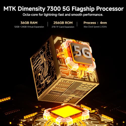 Image of FOSSIBOT F116 Pro 5G Mini Rugged Phone, 36GB+256GB Cell Phone | MTK Dimensity 7300+, 4K Action Camera + 4.0 inch FHD+120Hz Display + 50MP+48MP Panoramic Camera