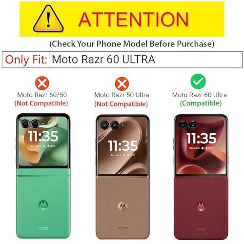 Image of Kapa Magnetic Hinge and Ring Back Cover for Motorola Razr 60 Ultra | Ultra Thin Shockproof Slim Hard Protective Case (Wine Red)