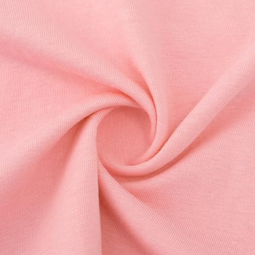 Image of Noomelfish Girls Short Sleeve Heart Pocket T-Shirts Casual Cotton Tee Tops Blouse (5-12 Years)