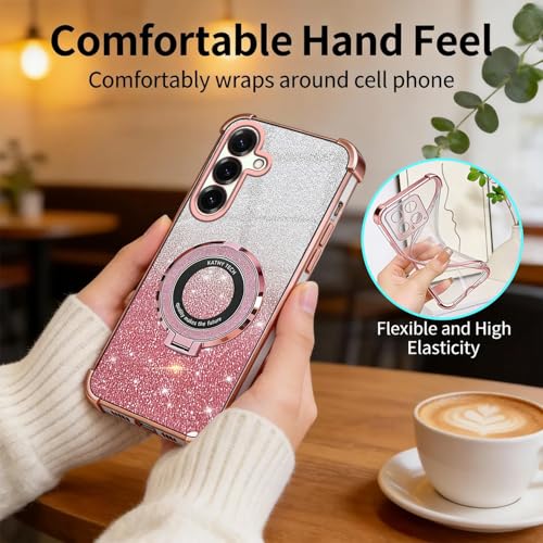 Coque transparente Tecno Spark 20 Pro rose pour filles - 4