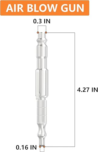 Miniatura 2 de GASHER Pistola de aire de bolsillo ajustable 10PCS con enchufe tipo IM de 14"