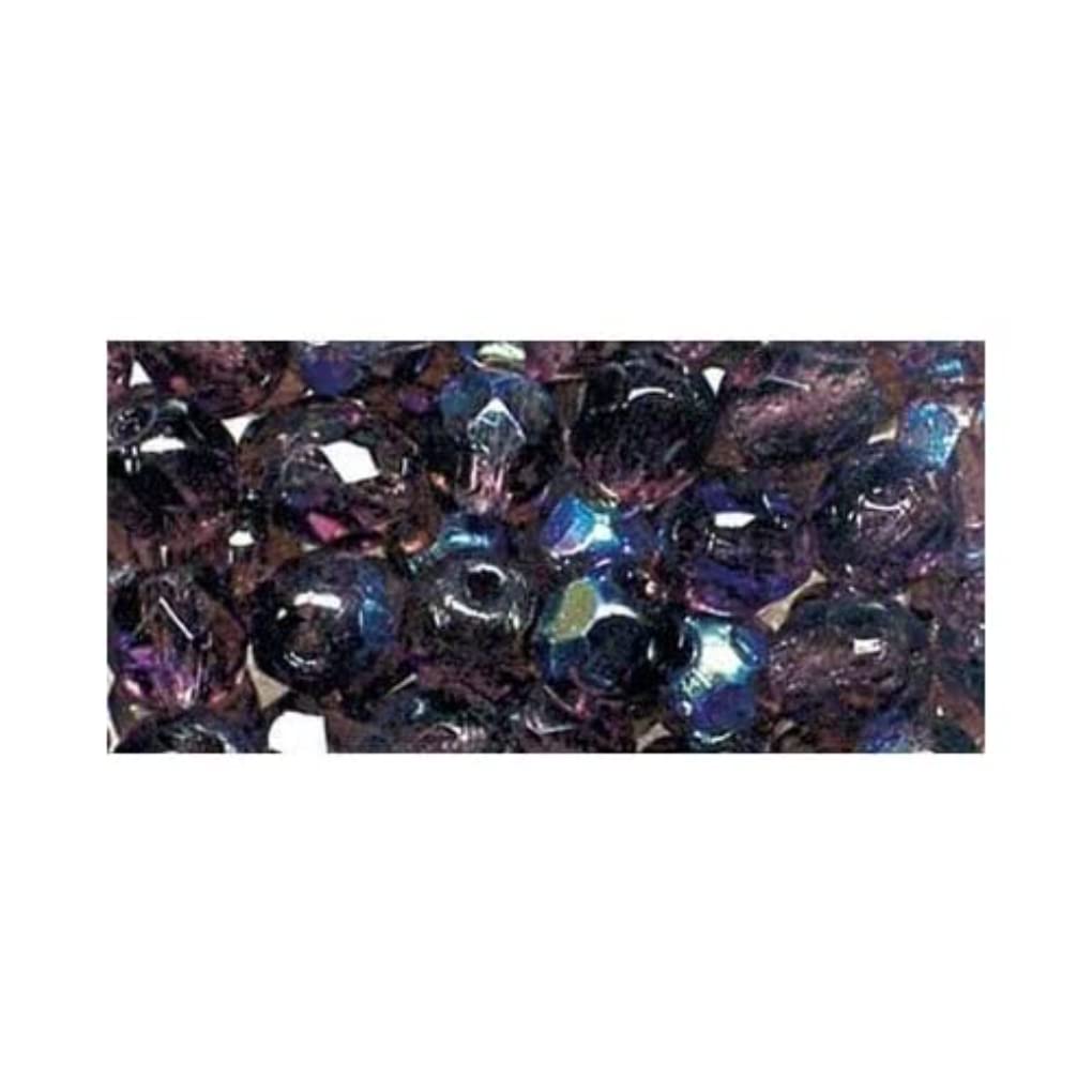 Rayher Cut Glass Beads 6 mm Amethyst