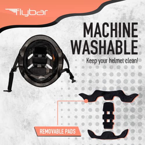 Flybar Bike Helmet- Multi Sport Dual Certified Adjustable Dial, Skateboard Helmet, Roller Skating, Pogo, Electric Scooter, Snowboard, Boys And Girls Kids- Adults Helmets (Grey,S-M) #TOP5