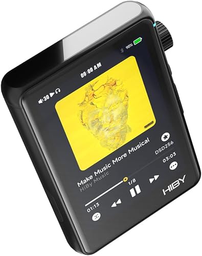 Miniatura 4 de HiBy R3 II (Gen 2) Reproductor de audio sin pérdida de alta fidelidad - Portátil con Bluetooth, WiFi, DSD, PCM, transmisión MQA, Dual ESS ES9219C