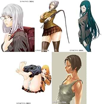 Amazon | 監獄学園 イラスト缶バッジセット(5種セット) Eセット