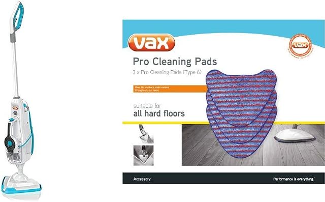 Vax S86-SF-CC Steam Fresh Combi Classic Multifunction Steam Mop & Genuine Pro Cleaning Pads