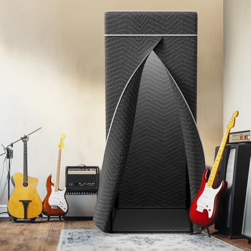 image for RDCMKL Portable Recording Booth for Home Studio, Foldable Sound Isolat