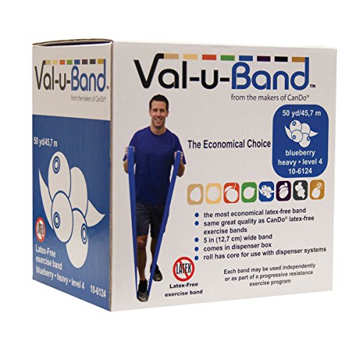 Val-U-Band Latex Free Exercise Band, Blueberry
