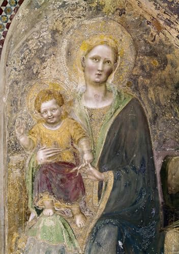 Tableaux Graffiti Art de la Vierge à l'Enfant de Gentile Da Fabriano Impression Moderne 60x90cm