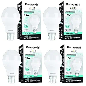 Panasonic 15W B22D LED Cool Day Light Bulb (White) - Pack of 4