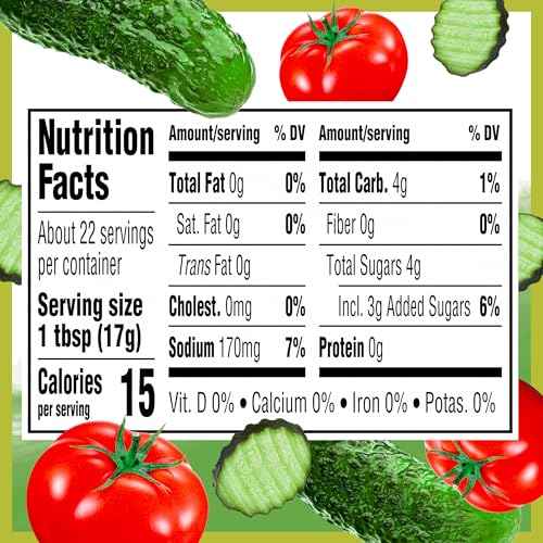 Image of Heinz Tomato Ketchup with Pickle Seasoning, 13.5 oz Bottle (Pack of 6)
