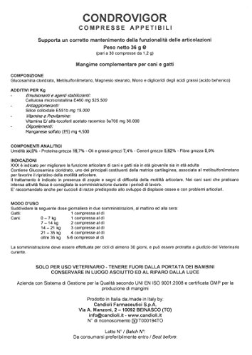 CondroVigor - Compresse appetibili, mangime