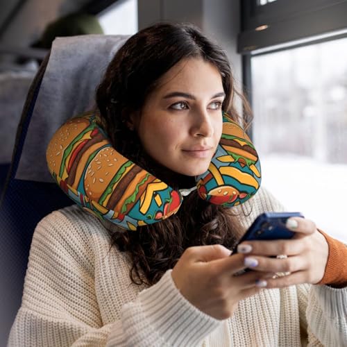 Almohada cervical espuma viscoelástica portátil miniatura 5