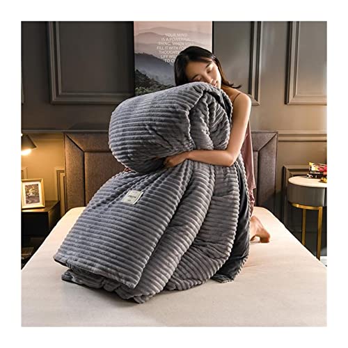 Genérico Funda Nórdica De Terciopelo, Sábanas De Franela Gruesas Y Cálidas, Ropa De Cama De Terciopelo De Invierno, Forro De Cama con Bloqueo De Calor De Alto Peso