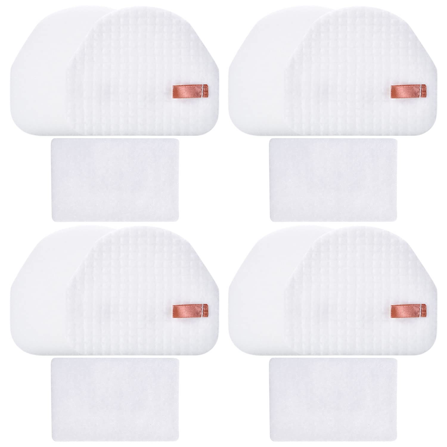 4 Foam & Felt Filter Replacement for Shark Navigator NV100 NV105 NV105 26 NV106 NV200 NV201 NV202 NV450 NV480 NV482 UV300 Light Upright Vacuum Cleaner, Compare to Part # XFF450 & XFL100