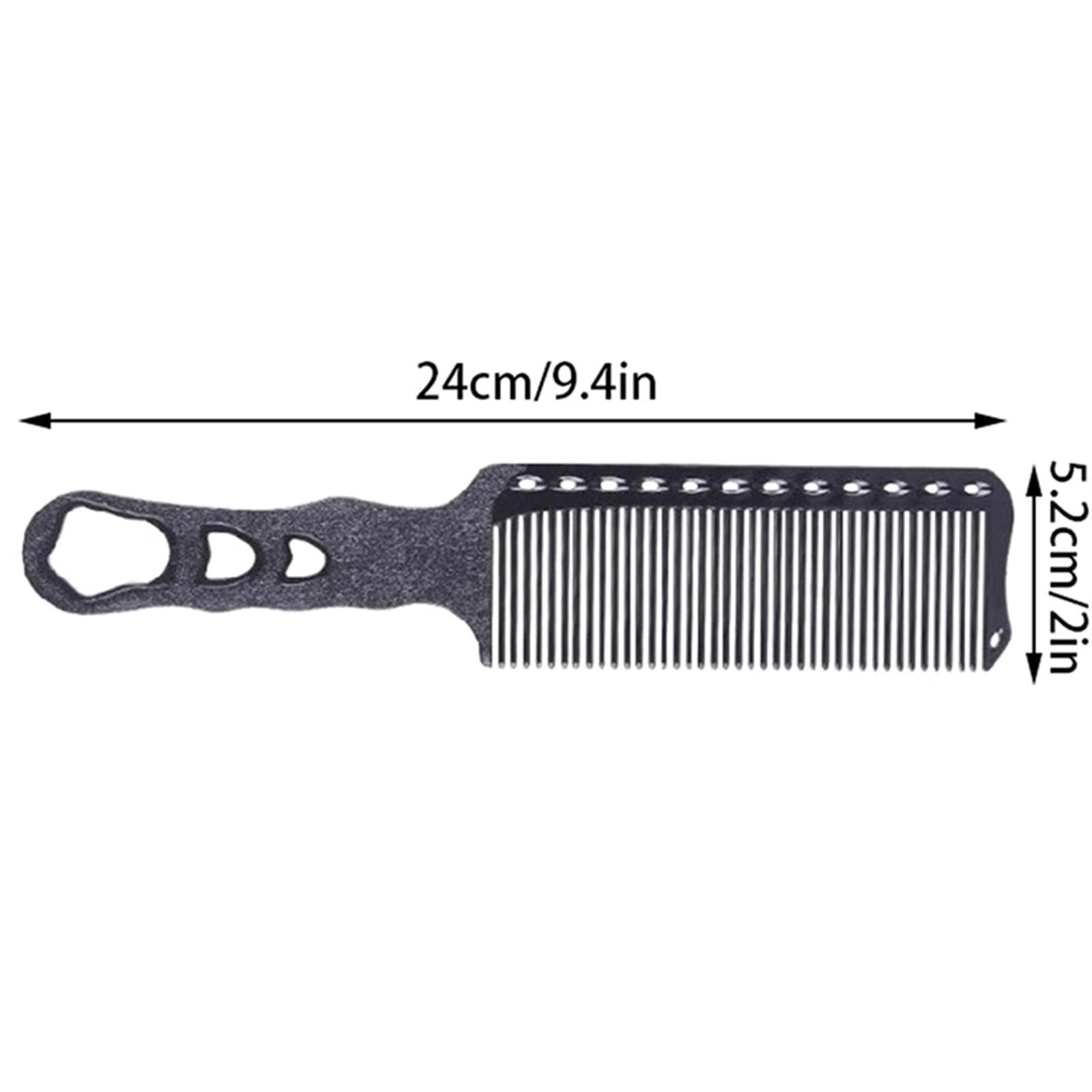 DieffematicSZ Grzebień Plastic Band Handle Comb Household Comb No Static Electricity Straight Hair Comb
