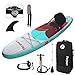 FBSPORT Stand Up Paddle Board Gonflable, 15 CM d’Épaisseur Sup Board, Planche de Sup, Sup Colis avec Tous Les Accessoires: Réglable en Aluminium Pagaie, Pompe, Siège Kayak | Longueur: 335CM