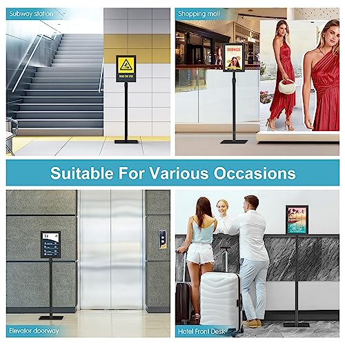 Porta Carteles Ajustable Relx de Suelo 8.5x11 para Eventos Comerciales 7