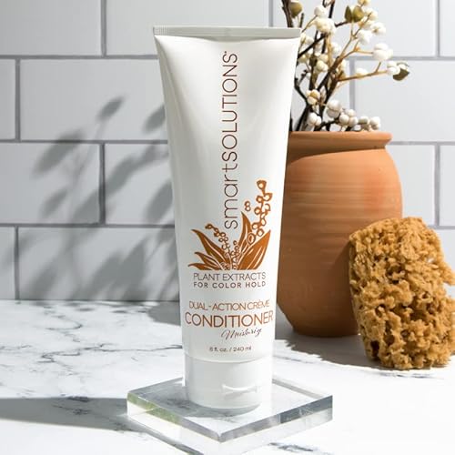 Smartsolutions Dual-Action Creme Conditioner, 8 Oz | Sulfate, Paraben & Sodium Chloride Free | Color Safe & Chemically Treated Hair Safe #TOP1