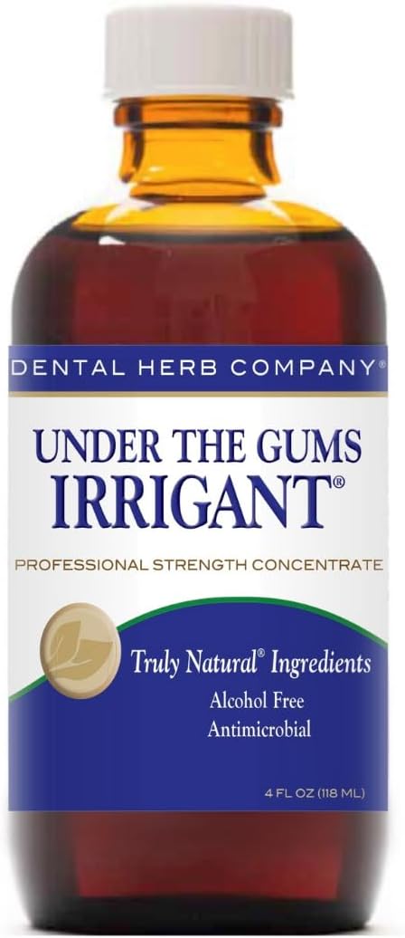 Dental Herb Company Under the Gums Irrigant Concentrate for Use in Oral Irrigators
