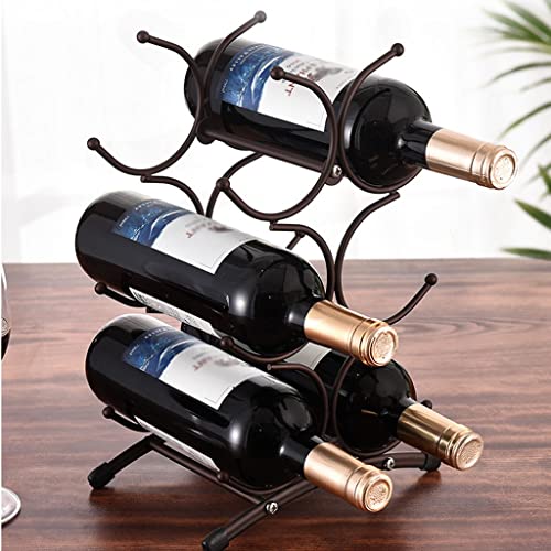 Soporte para 6 botellas de vino, metálico miniatura 5