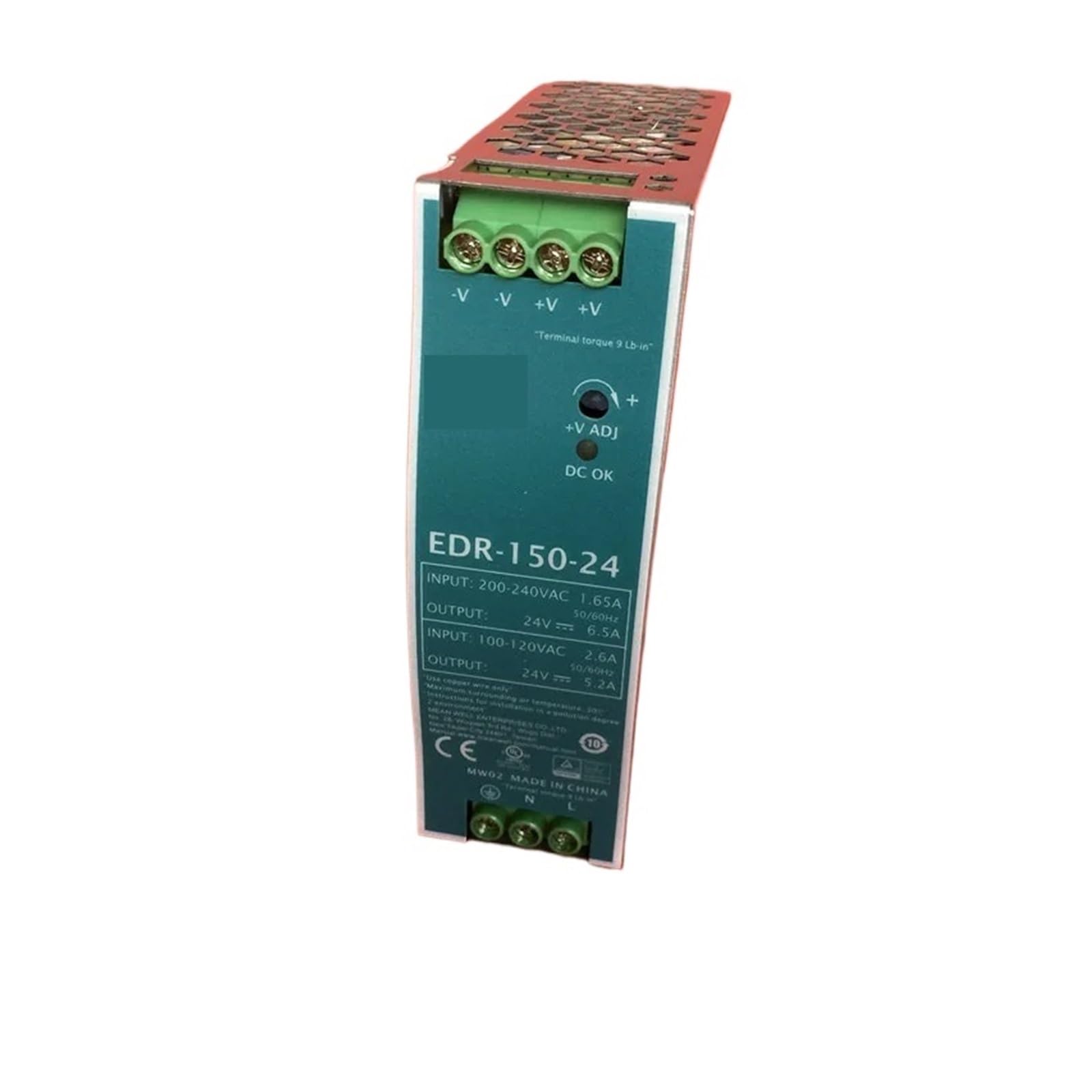 JJKKOZVQF EDR-150-24 150W 24V 6.5A switching power supply