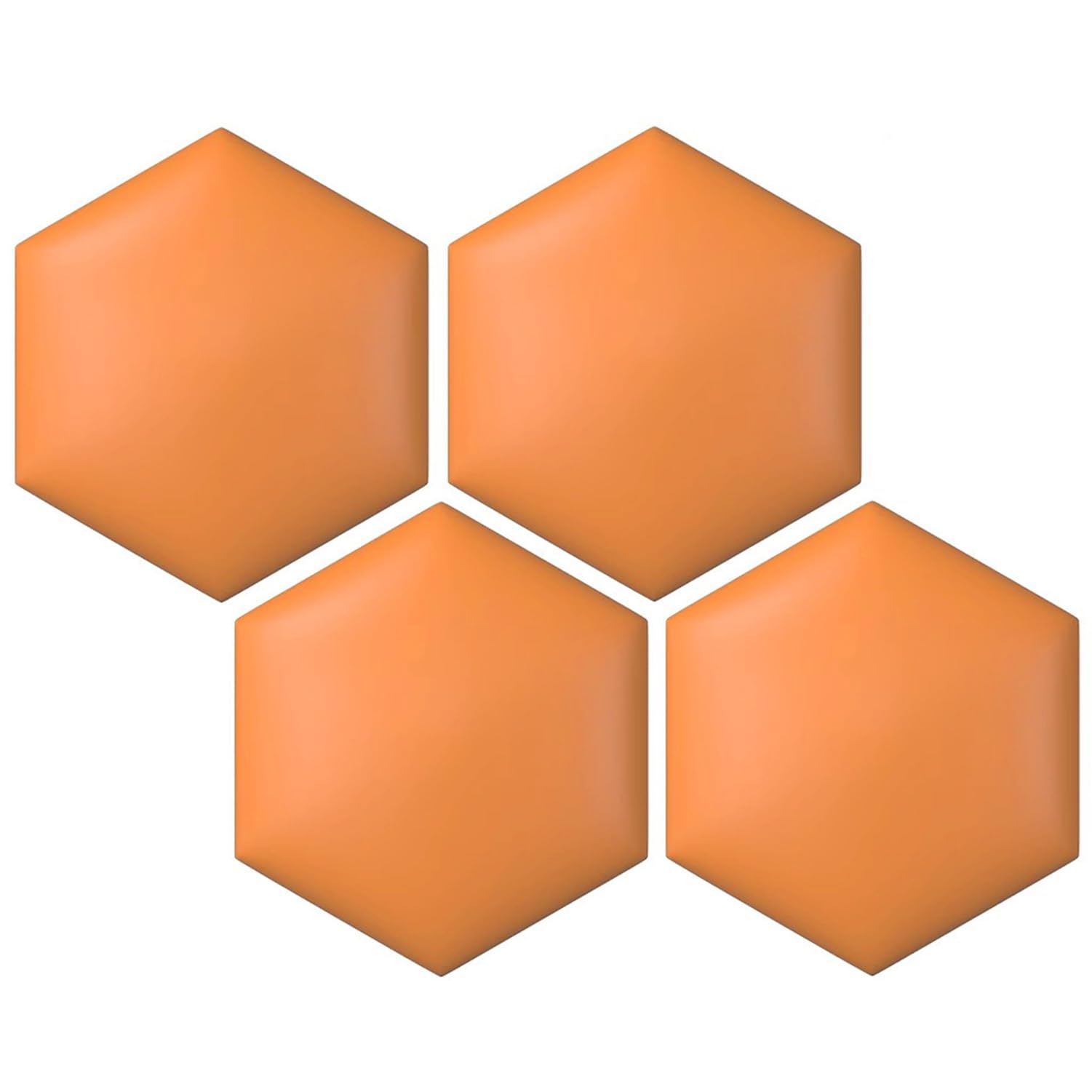 Panneaux muraux 3D autocollants décoratifs hexagonaux pour salon