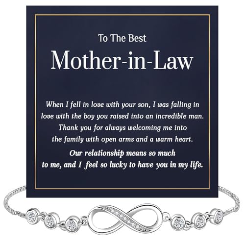 GLAVICY To My Mother In Law �u���X���b�g�M�t�g�A�ԉł̖�����̔������`���̕�W���G���[ ���b�Z�[�W�J�[�h�ƃ{�b�N�X�̈Ӗ��A�N���X�}�X ��̓� �a�����M�t�g�A�����p�u���X���b�g, Heart Bracelet, �X�e�����X�|, ��