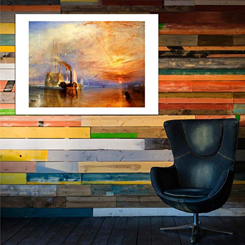 The Fighting Temeraire Orange grand format affiche mat sans reflets - 6
