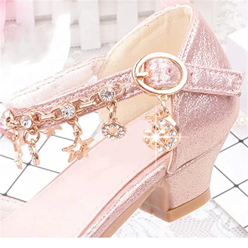 TN TANGNEST Girls' Sequin Pumps Cute Flower Girl Ballet Pumps Party School Wedding Dress Shoes3
