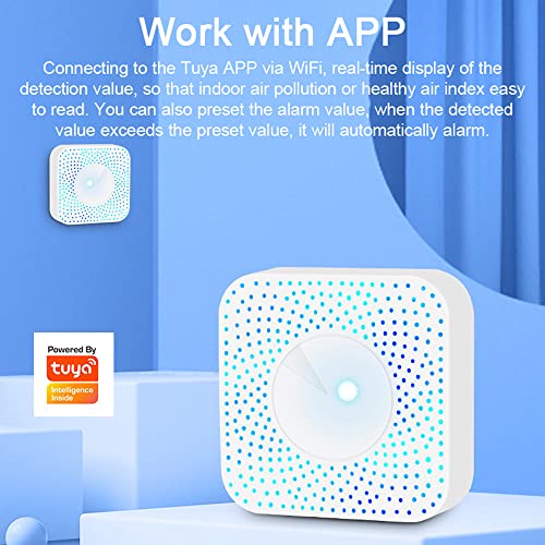 Détecteur de PM2,5 et CO2 WiFi pour résoudre la fatigue au bureau - 3