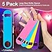 WEGAZ-5 Pack 7 Inches Large Colorful Beer Bottle Openers，Stainless Steel ﻿