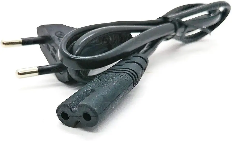 Cabo de Energia Bipolar 80cm Tomada Padrão Universal 2 pinos Kirin CB-25K80