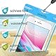 smartlle wasserdichte Handyhülle 4 Stücke, Handy Wasserfest Hülle Handytasche Wasserdicht für iPhone 14 13 12 11 Pro Max Plus X XR XS MAX，Galaxy S22 S21 S20，7.0 Zoll IPX8 Wasserdicht Tasche Beutel