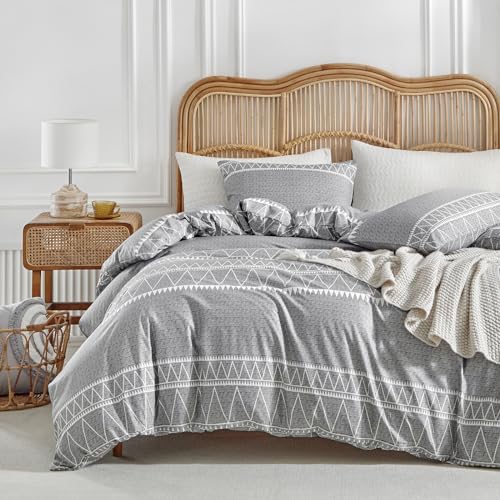 Lekesky Bettwäsche 220x240, Bettwäsche 3teilig Bettbezug, Bohème Stil...