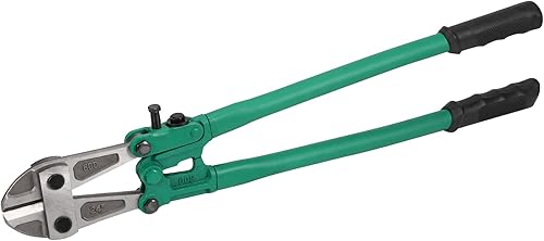 Miniatura 4 de Cortadores de pernos de 24 pulgadas con hoja de acero aleado, alicates de alambre de corte de pernos resistentes con mandíbula de corte central y