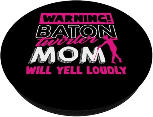 Miniatura 2 de Baton Twirling Majorette Baton Twirler Madre Divertidos PopSockets PopGrip intercambiables