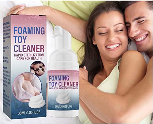 Limpiador de juguetes para adultos con espuma fresca, 30 ml, limpiador de juguetes para adultos, limpiador de espuma suave, limpiador de juguetes para hombres, mujeres y parejas (1 unidad)