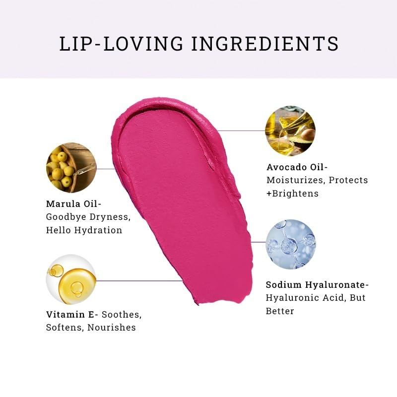 Image of High Definition Matte Lipstick | Velvety Suede Matte Finish | Transfer-Proof & Rich Payoff | With Hydrating Hyaluronic Acid | Vegan Formula | Passion Project | 4.2g | High Pigmentation