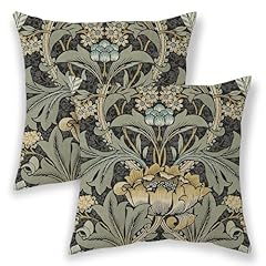 Green Yellow William Morris Flower