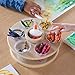Kaplan Early Learning Spinning Tabletop Art Storage | Desk Organizer for Kids | Portable Caddy with Removable Cups