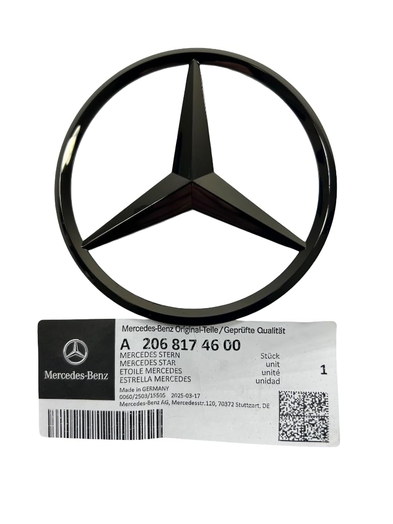 Mercedes-Benz Dark Chrom Mercedes-Stern Emblem für C-Klasse 206 A2068174600