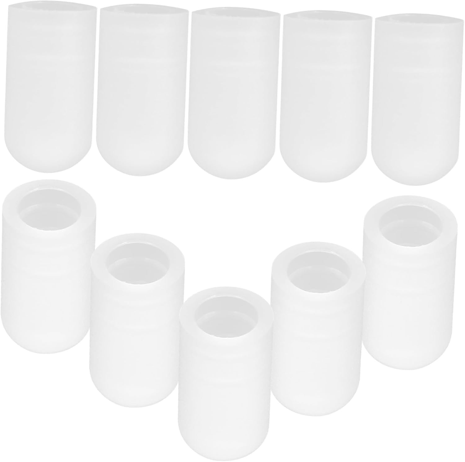 10 piezas de tapas de silicona para baquetas miniatura 1