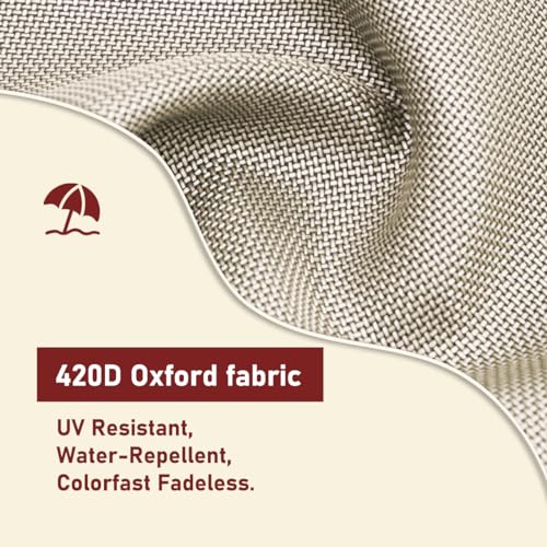 image for Vainlley Patio Umbrella Cover Waterproof Umbrella Cover with Rod Outdo