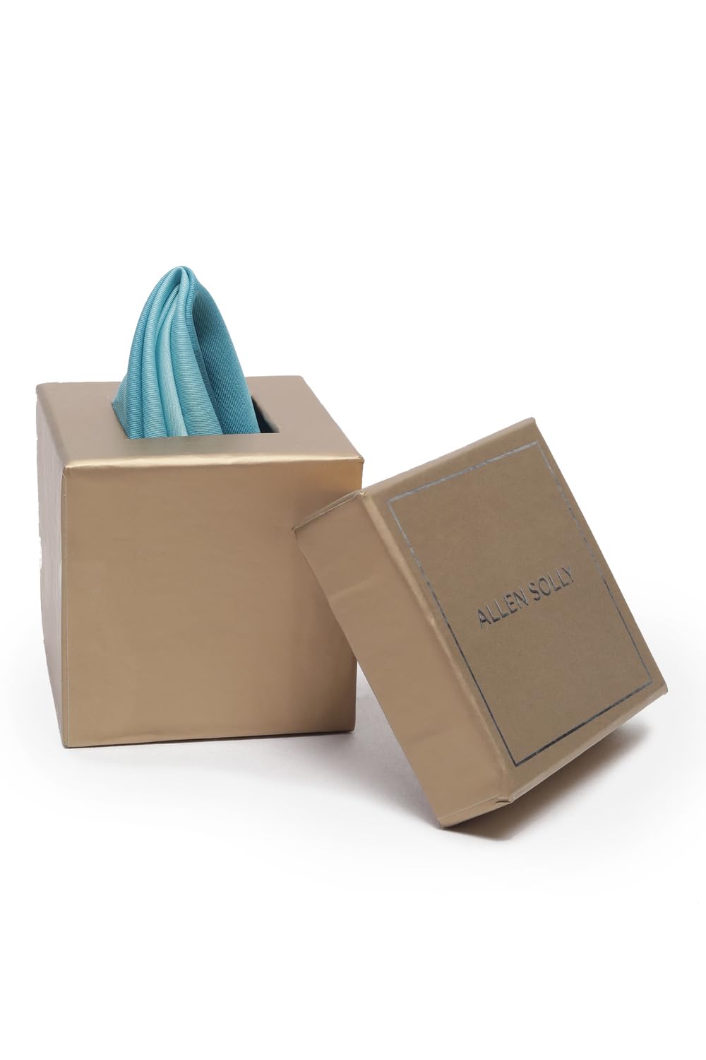 allen solly Men Light Blue Casual Pocket Square-picture-39