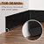 Fuairmee Vinyl Baseboard Molding Trim, 4 Inch x 39.4 Feet Self-Adhesive Vinyl Wall Base Cove Base Peel and Stick Rubber Wall Base Moulding Trim (Black)
