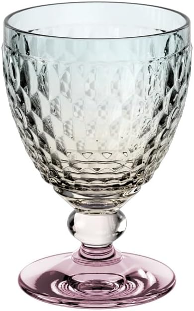Villeroy & Boch Boston Pearl Red Wine Goblet, 10 ozs, Crystal Glass, Made in Germany
