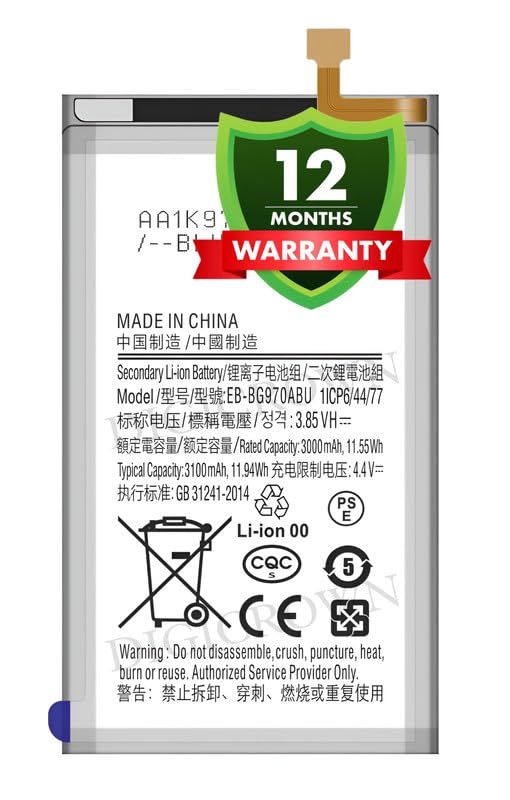 Image of Original EB-BG970ABU Battery Compatible for Samsung Galaxy S10e S10E S10 E - (3100mAh) - 1 Year Warranty DF7