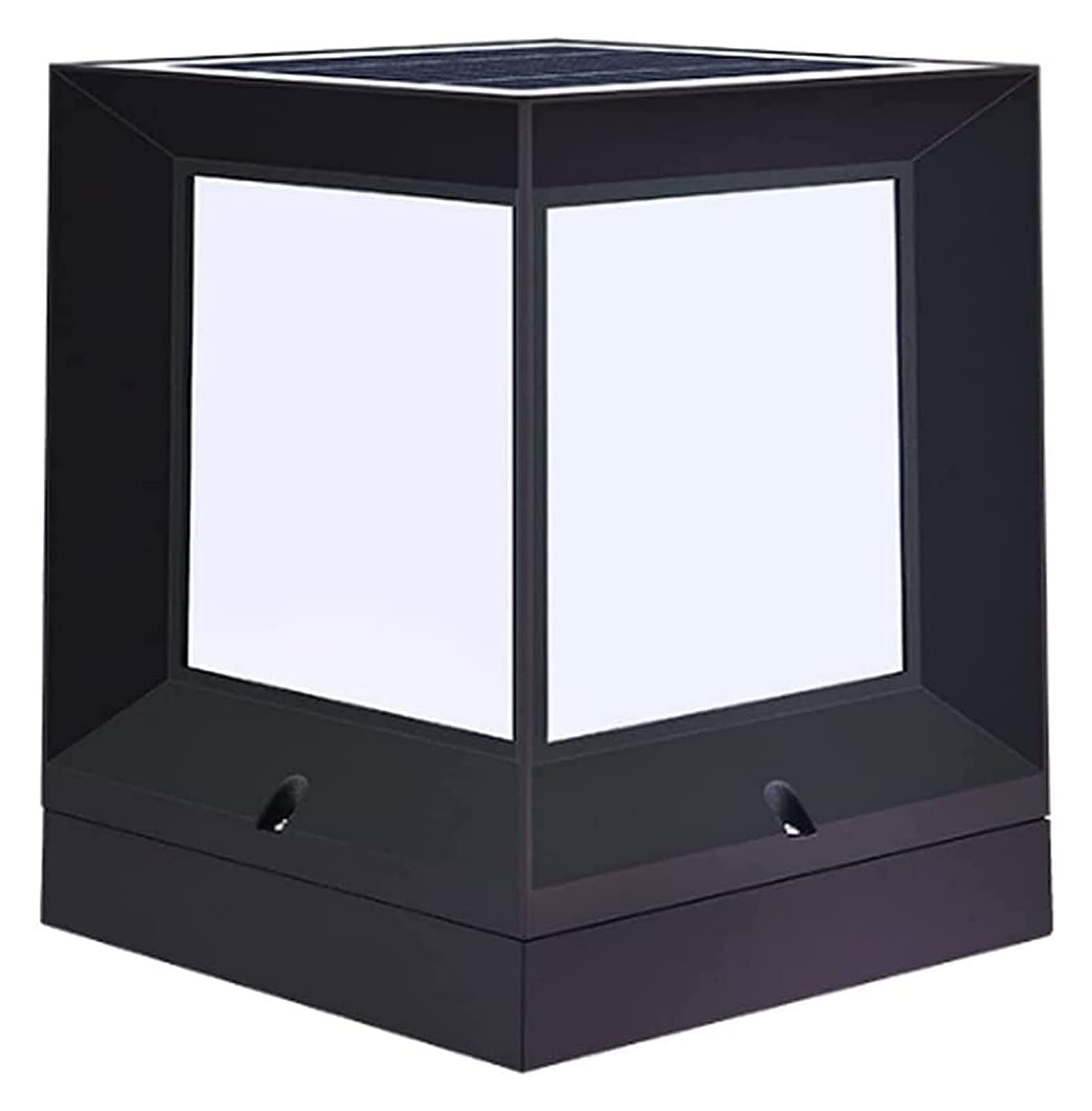 Outdoor Lamp Post Light Courtyard Light Acrylic Lampshade Solar Powered LED Pillar Lamp Waterproof Outdoor Villa Column Light Courtyard Path LED Solar Lamps Traditional Rainproof Gate Street Stigma